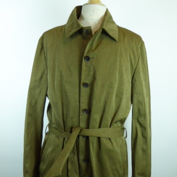 DIESEL BLACK GOLD junnio RAIN TRENCH COAT i54 L new with tags - Picture 1 of 10